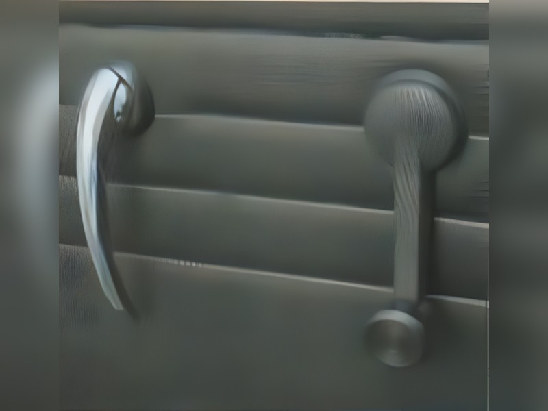 Foto: Maçanetas Internas - Manivela de Vidro Plástica